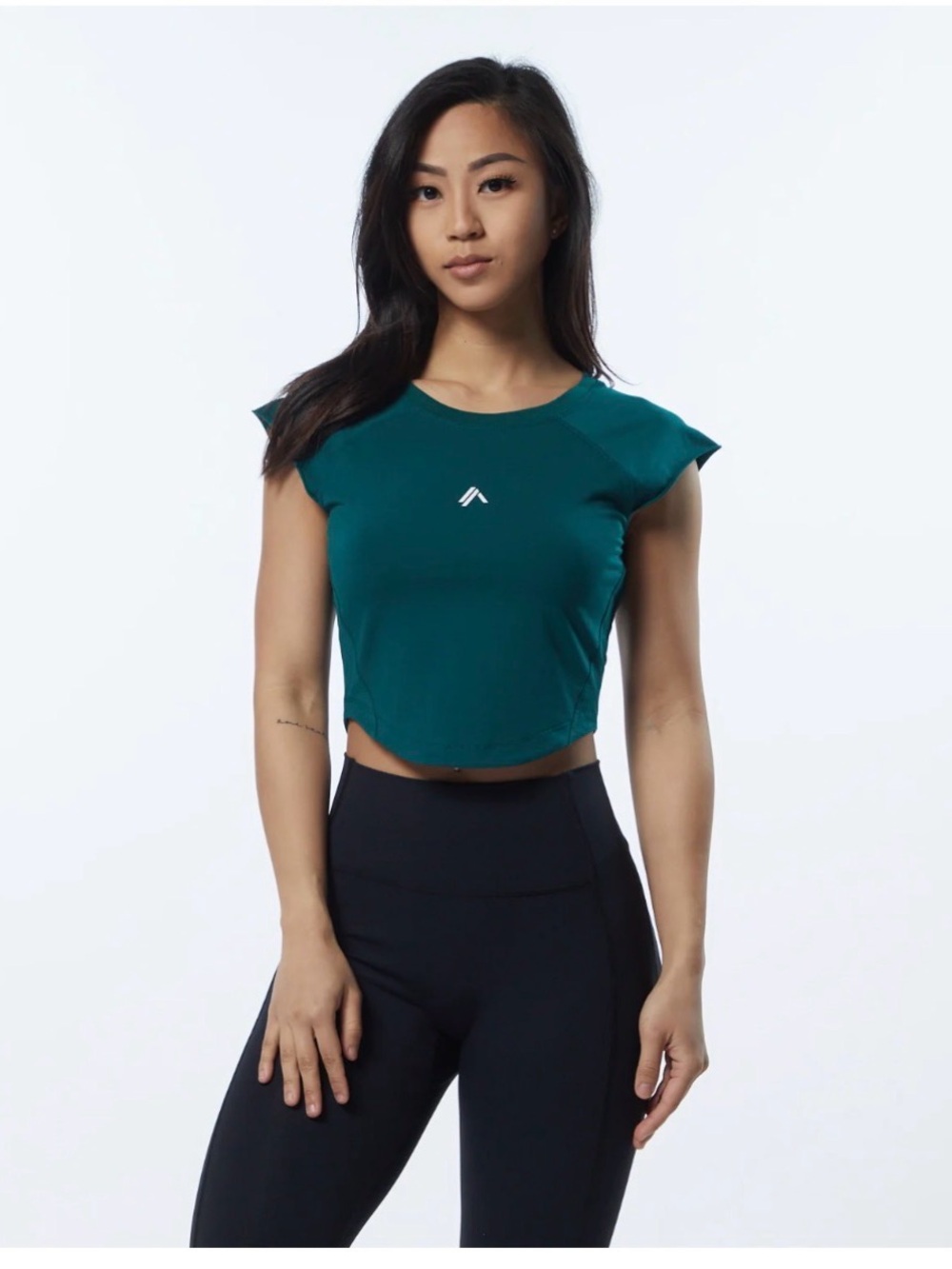 Alphalete crop top in teal
